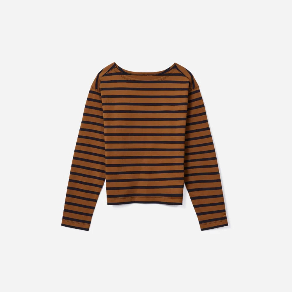 The Mariner Tee | Toasted Almond / Black