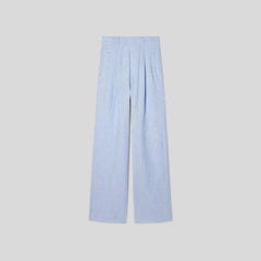 The Linen Way-High® Drape Pant  | Light Blue