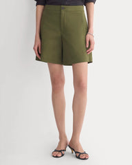 Side-Panel Tailored Short | Olive Night