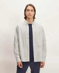 The Classic Oxford Shirt | Bone/Navy | Standard