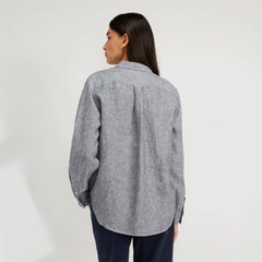 The Must-Have Shirt in Linen | Canvas Tan / Navy