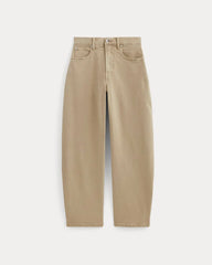 The Way-High® Curve Jean | Garment-Dyed Tan | 27" Inseam
