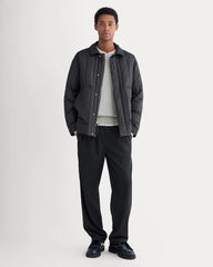 ReNew Vertical-Quilted Jacket | Black