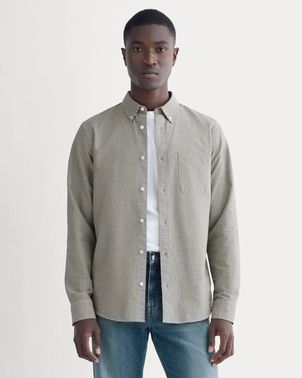 The Slim Oxford Shirt | Forest Night Gingham | Standard