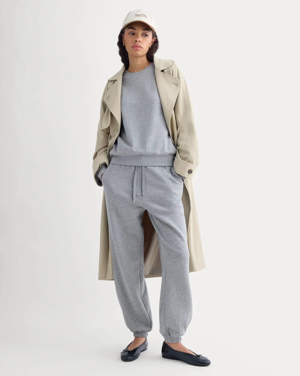 Lightweight Terry Jogger | Vintage Heather Grey