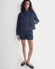 Denim Chore Jacket | Dark Indigo