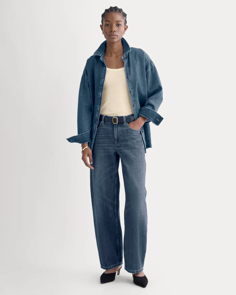 Loose Curve Jean | Tungsten Dark