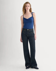 Tie-Shoulder Tank | Estate Blue