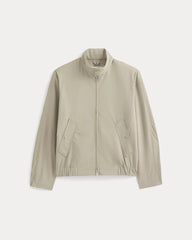 Re:Cycled Nylon Harrington Jacket | Trench Coat Khaki