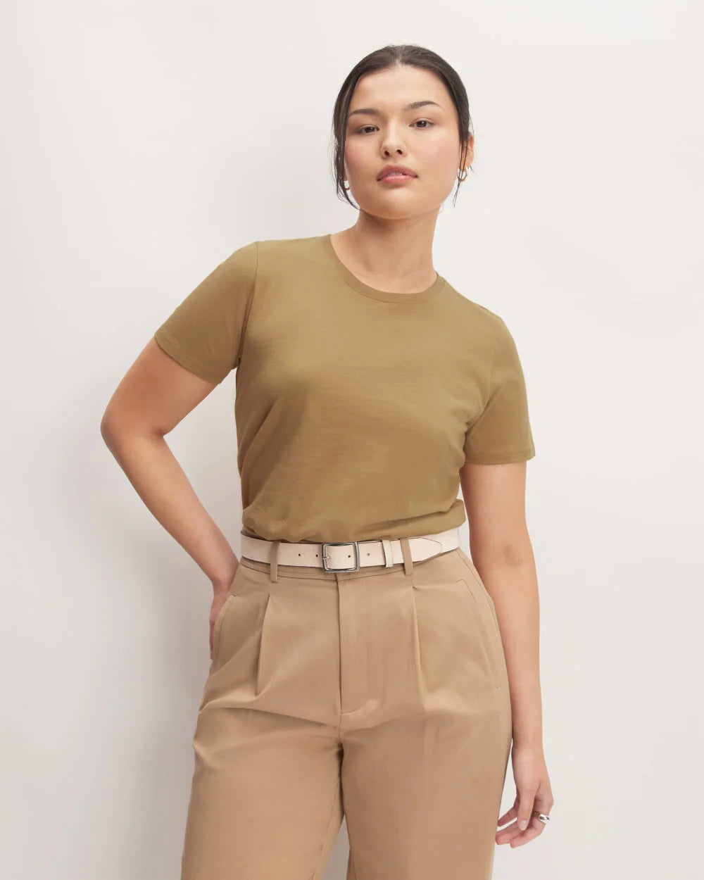 The Organic Cotton Crew Tee | Tiger's Eye