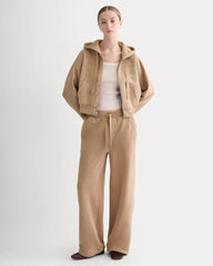 Everlane x The Laufey Foundation Cropped Full-Zip Hoodie | Weathered Clay