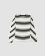 The Premium-Weight Long-Sleeve Mariner Tee |  Canvas / Black