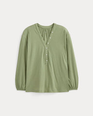 The Air V-Neck Henley | Sagebrush