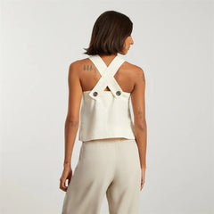 The Apron Linen Tank | Canvas