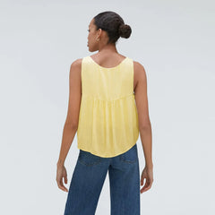 The Naia™ Ripple Tank | Pastel Yellow
