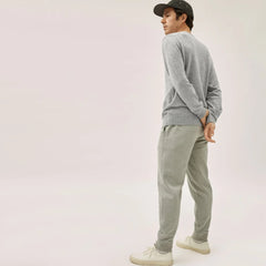 The Grade-A Cashmere Crew |  Heathered Grey