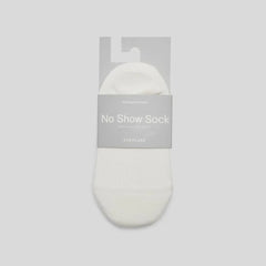 The Organic Cotton No-Show Sock 3-Pack | White