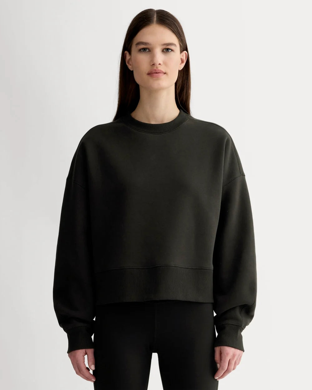 Luxe Fleece Sweatshirt | Black