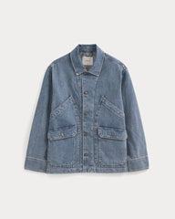 Relaxed Denim Barn Jacket | Robbins Indigo