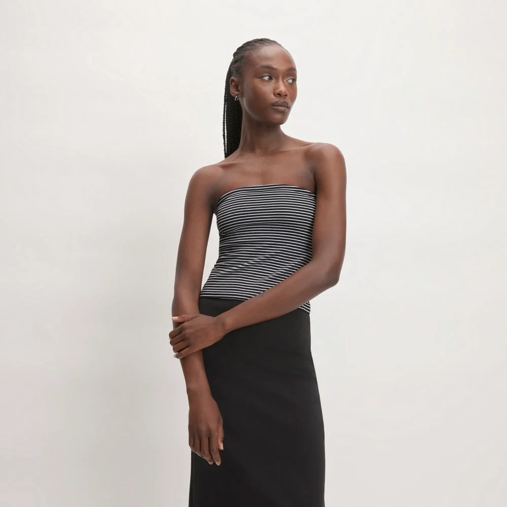 The Tube Top | Black / White