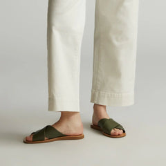 The Day Crossover Sandal |  Olive