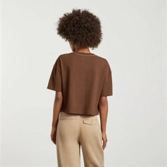 The Vintage Henley Hemp Tee | Espresso