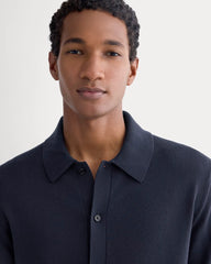 Ultrasoft Button-Down Sweater |  Navy
