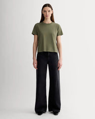 The Box-Cut Tee in Essential Cotton | Kalamata | No Pocket