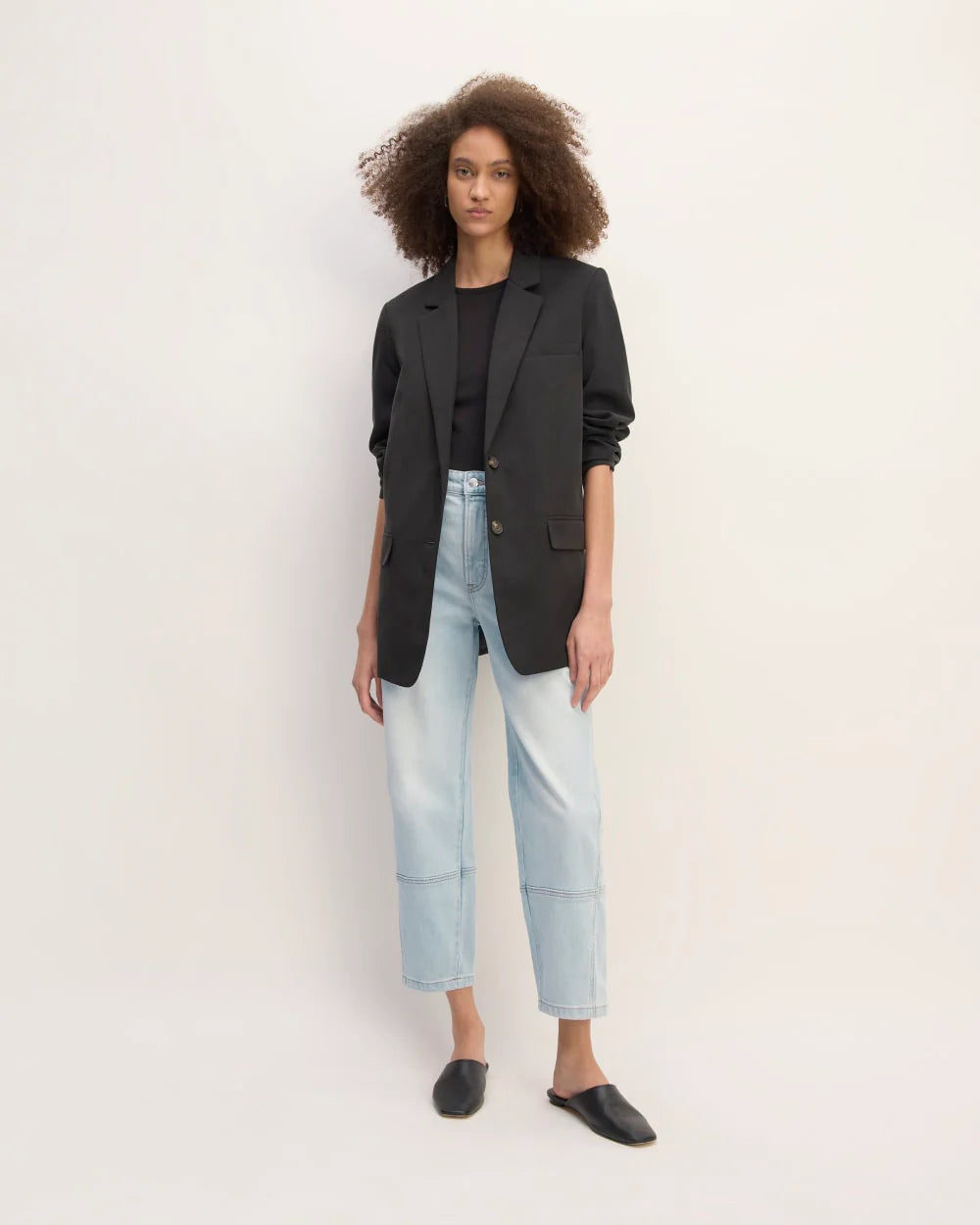 The Utility Barrel Jean | Fog | Regular