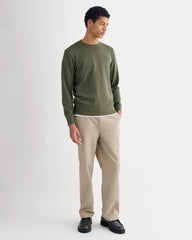 The No-Sweat Sweater | Uniform | Heathered Olive Night
