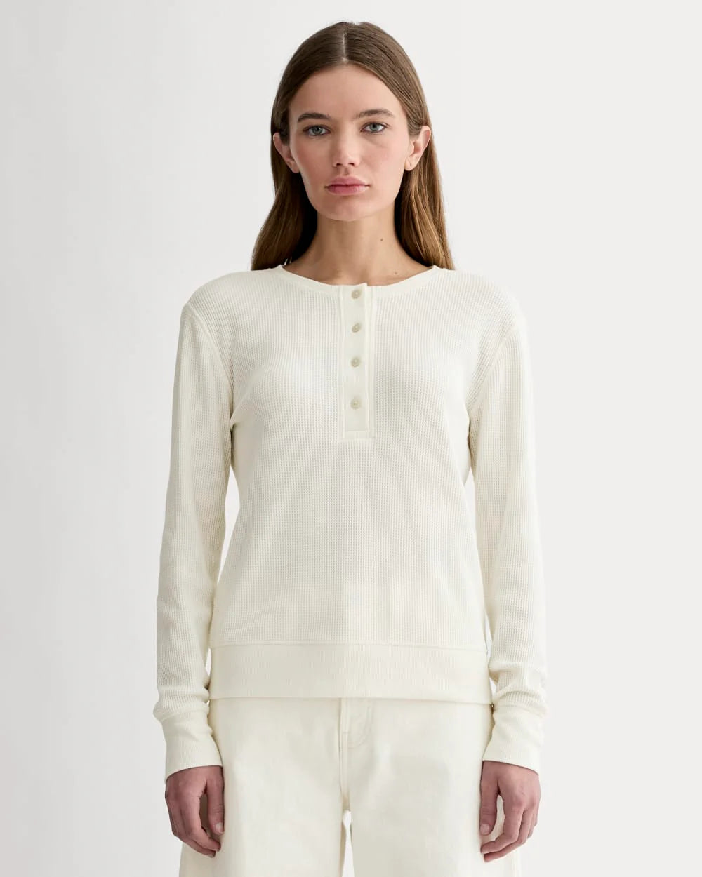 The Waffle Henley | Bone