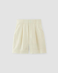 The Linen Way-High® Drape Short | Bone