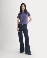 The Box-Cut Tee in Essential Cotton | Graystone | No Pocket