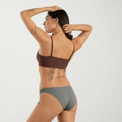 The Invisible Bikini | Pewter Green