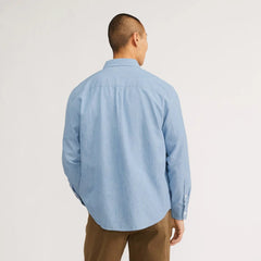 The Relaxed Organic Chambray Shirt  | Mid ReChambray