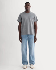 The Premium-Weight Crew | Uniform | Mid Heathered Grey