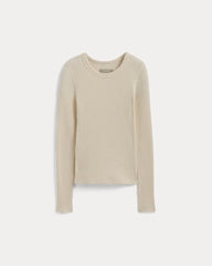 The Cozy Rib Long-Sleeve Tee | Bone