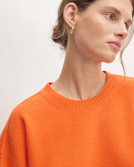 The Good Merino Wool Crewneck Sweater | Orange