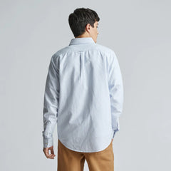 The Classic Oxford Shirt | White / Blue | Tall