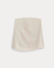 Tube Top in Stretch Linen | Birch