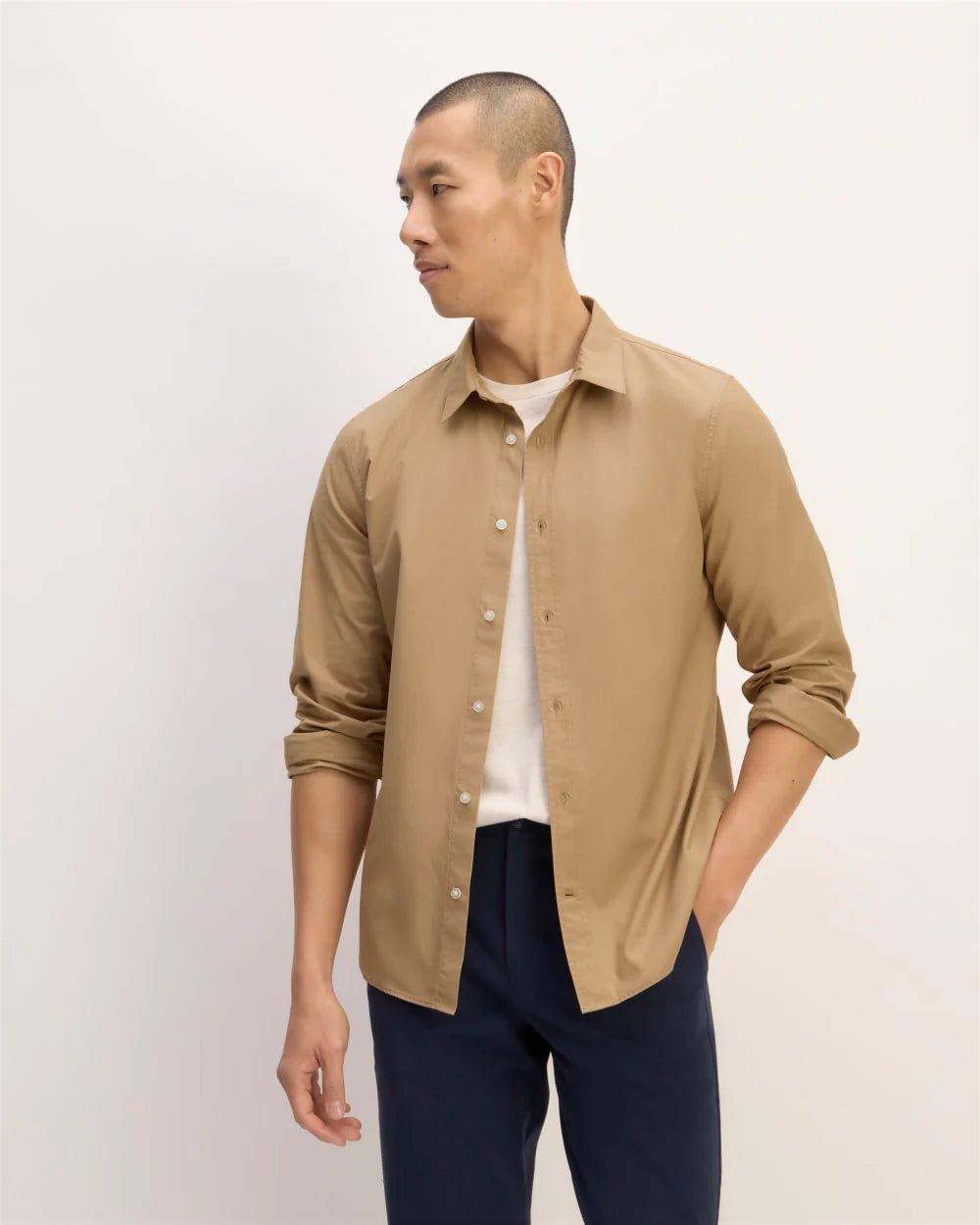 The Supima® Poplin Shirt | Tiger's Eye