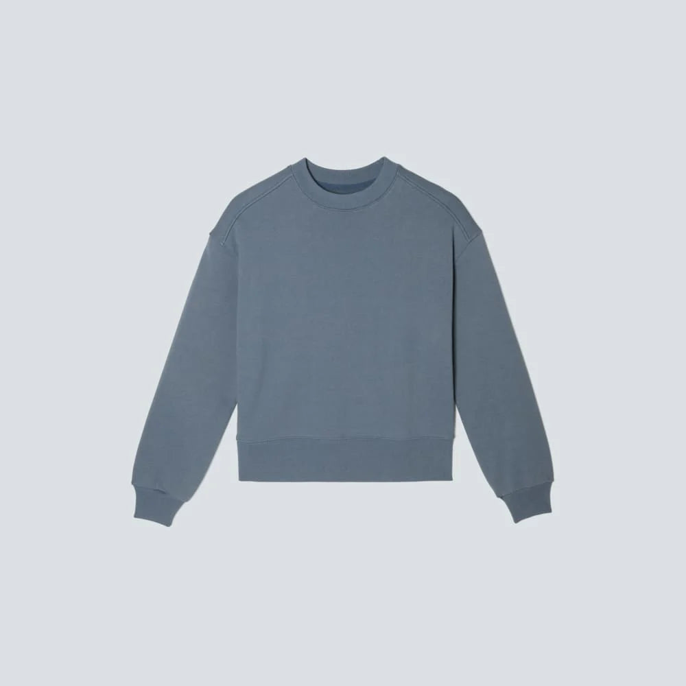 The Track Oversized Crew | Faded Blue