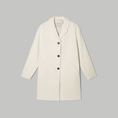 The Italian ReWool® Cocoon Coat | Cream