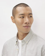 The Classic Oxford Shirt | Charcoal / White | Standard