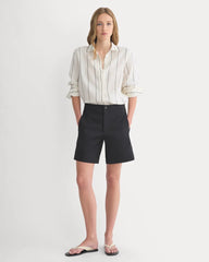 Side-Panel Tailored Short | Black
