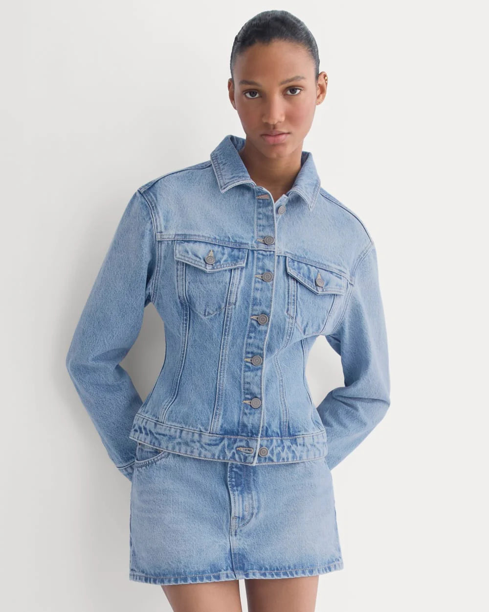 Everlane x Elena Bonvicini Lido Jacket | Crystal Cove Indigo
