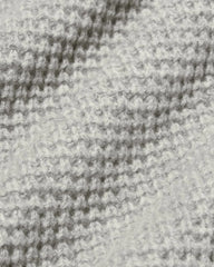 The Waffle Scarf | Heather Grey