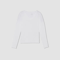 The Supima® Form Ballet Neck Tee | White