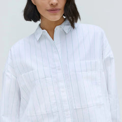The Boxy Oxford | Mint / White