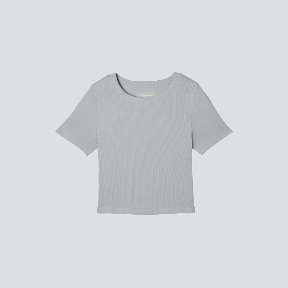 The ’90s Rib Tee | Sky